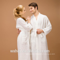 Cheap White high quality SPA use poly/cotton waffle kimono bathrobe